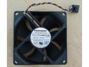 Foxconn 8025 PVA080G12H Square cooling fan with 12V 0.6A 4 Wires
