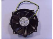 2 Pcs Circular Cooling fan of EVERLOW 9025 F129025SU with 12V 0.38A 4 Wires 8 Mounting hole