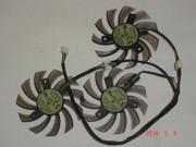 3pcs set cooling fan of EVERFLOW 8010 T128010SU with 12V 0.35A 4 Wires