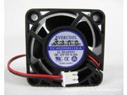 Square Cooling fan of EVERCOOL 4020 EC4020SH12EA with 12V 0.14A 2 Wires