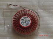 Blower Cooling fan of EVERFLOW 7530 B127530BU with 12V 0.42A 3 Wires Transparent Frame