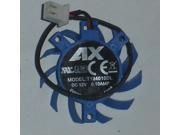 Frameless Cooling fan of AX T124010DL with 12V 0.1A 2 Wires