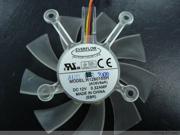 Cooling Fan of EVERFLOW 8015 R128015SH with 12V 0.32A 3 Wires 4 Hole