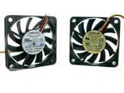 4 Pcs Square Cooling fan of EVERFLOW 6010 R126010BU with 12V 0.35A 3 Wires
