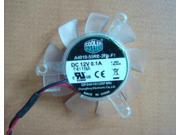 Frameless Cooling Fan of Cooler Master A4010 55RB 2FN F1 DF0401012RFMN with 12V 0.1A 2 Wires