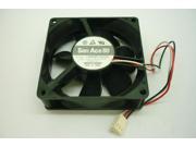 Square Cooling Fan of SANYO 8025 109R0812S4D01 with 12V 0.24A 3 Wires