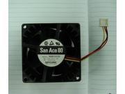 Square Cooling Fan of SANYO 8038 9G0812G103 with 12V 1.1A 3 Wires