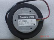 Circular Cooling Fan of SANYO 10020 XF 36405 with 48V 0.22A 4 Wires