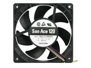 Square Cooling Fan of SANYO 12025 9G1212M401 with 12V 0.15A 3 Wires
