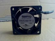 Square Cooling Fan of Servo 6025 D0625C48BYPP 10 with 48V 0.08A