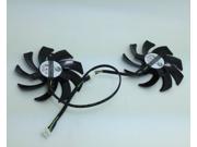 Twins Frameless Cooling Fan of PLD10010S12HH with 12V 0.4A 4Wire