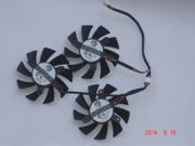 3 Pcs set Cooling Fan of Power Logic PLA08015D12HH with 12V 0.35A 4 Wires