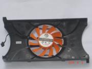 Cooling Fan of Power Logic PLA08015S12HH For Video card with a black frame 12V 0.35A 4 Wires
