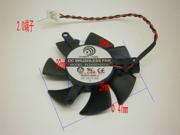 Frameless Cooling fan of Power Logic PLD05010S12L with 12V 0.1A 2 Wires