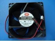 Square Cooler of SUPERRED 8025 CHA8024EBN K E with 24V 0.24A 2 Wires