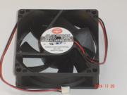 Square Cooler of SUPERRED 8025 CHA8024EBN O R with 24V 0.24A 2 Wires