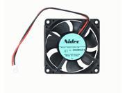 Square Cooler of NIDEC 5012 D05U 12TS1 with 12V 0.06A 2 Wires