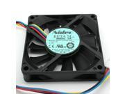 Square Cooling fan of NIDEC 7015 D07R 12T5S4 with 12V 0.1A 4 Wires