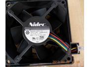 Square Cooler of NIDEC 9238 M35556 35DEL10F Y847J AOO with 12V 1.0A 4 Wires