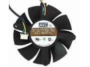 Frameless Cooling Fan of AVC DASB0815B2U with 12V 0.6A 4 Wires