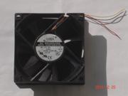 Square Cooler of ADDA 8025 AD0812UB A73GL with 12V 0.45A 3 Wires
