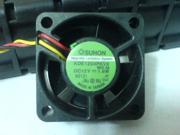 Square Cooler of SUNON 4020 KDE1204PKVX with 12V 1.6W 3 Wires