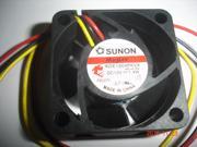 Square Cooler of SUNON 4020 KDE1204PKVX with 12V 1.4W 3 Wires PWM