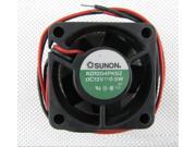 Square Cooler of SUNON 4020 KD1204PKS2 with 12V 0.9W 2 Wires