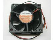 Square Cooler of SUNON 6015 KD1206PTB1 with 12V 2.0W 2 Wires