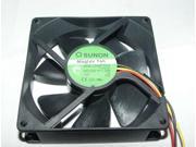 Square Cooler of SUNON 9025 KDE1209PTV3 with 12V 1.2W 3 Wires