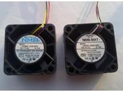 DC Square Cooler of NMB 4020 1608KL 04W B59 with 12V 0.15A 3 Wires