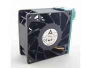 DC Square cooler of Delta 8038 TFB0812UHE with 12V 2.34A with a blue bracket