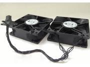 Double DC Square Cooler of Delta 8025 QFR0812SH with 12V 0.5A 4 Wires For 468774 001 HP