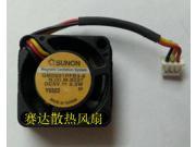 DC Square Cooler of SUNON 2010 GM0501PFB3 8 with 5V 0.2W 3 Wires