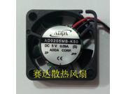 DC square Cooler of ADDA 2506 AD0205MB k50 with 5V 0.09A 2 Wires ultral thin