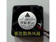 DC square Cooler of DELTA 2510 AFB02505HA with 5V 0.18A 2 Wires