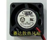DC square Cooler of T T 2510 2510L05C ND1 with 5V 0.14A 2 Wires