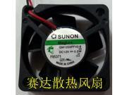 DC square Cooler of SUNON 3010 GM1203PFV2 8 with 12V 0.5W 2 Wires