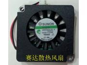 DC blower of 3507 SUNON GB0535ACB1 8 with 5V 0.8W 2 wires 2Pins