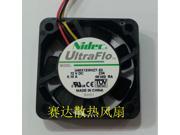 DC square Cooler of NIDEC 4010 U40X12MHZ7 53 with 12V 0.1A 3 Wires