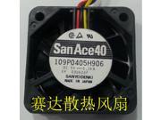 DC square Cooler of SANYO 4010 109P0405H906 with 5V 0.16A 3 Wires