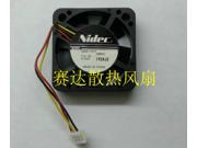 DC square Cooler of NIDEC 4010 D04X 12TH with 12V 0.06A 3 Wires