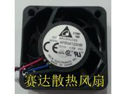 DC square Cooler of DELTA 4015 AFB0412SHB with 12V 0.35A 3 Wires