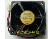 DC square Cooler of 6025 SUNON GM1206PTVX A with 12V 2.8W 2 Wires