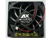 DC square Cooler of EVERFLOW 8015 R128015DL with 12V 0.19A 2 Wires
