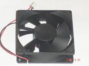 Square Cooling Fan of JAMICON 8025 JF0825S1H with 12V 0.19A 2 Wires