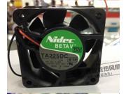 nidec TA225DC B34605 57 6025 12V 0.58A 6Cm 2 Balls bearing 2 Wires Cooling fan for Case