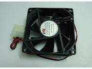 DC square Cooler fan HA08025D12 12V 0.23A 2Wires 8025 8CM For 4P Case CPU