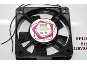 SUNON SF11025AT 2112HSL 11025 Sleeve Bearing Cooling Fan with 220~240V AC 50 60 Hz 23 21 W 2 Wires