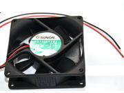 SUNON KD1208PTB2 8025 Cooler with 12V 2.4W 2Wires For Case